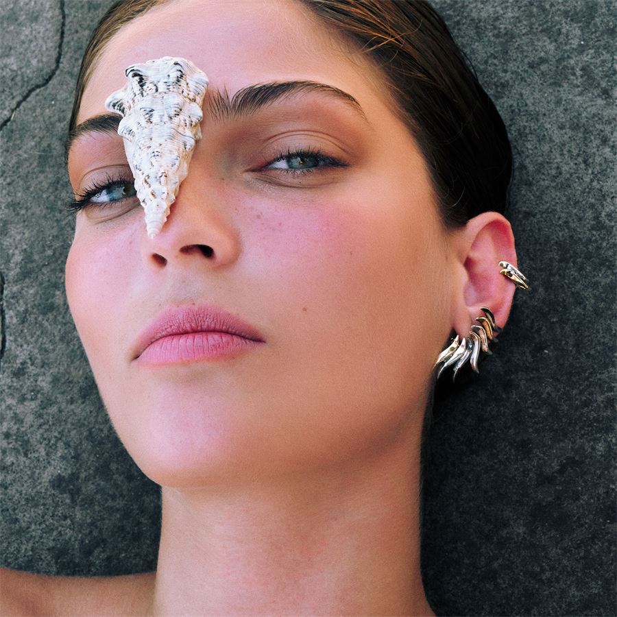 Bicolor 'Flame' earcuff FLAME | OR2 MONOBIC